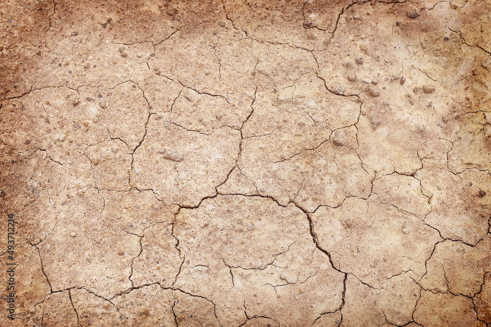top view cracked brown soil ground Earth for texture background top view cracked brown soil ground Earth for texture background