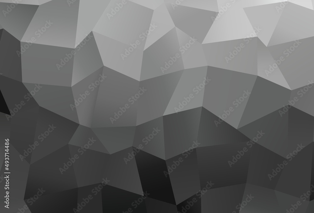 Dark Silver, Gray vector polygon abstract background. Dark Silver, Gray vector polygon abstract background.