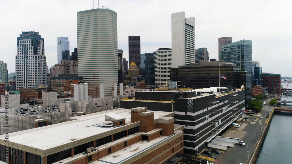 Boston, Massachusetts aerial view and skyline Boston, Massachusetts aerial view and skyline