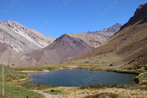 Aconcagua Park trail in Argentina