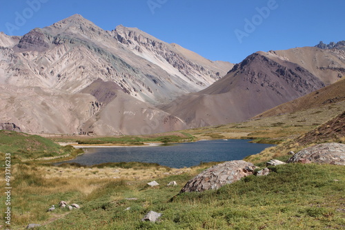 Aconcagua Park trail in Argentina