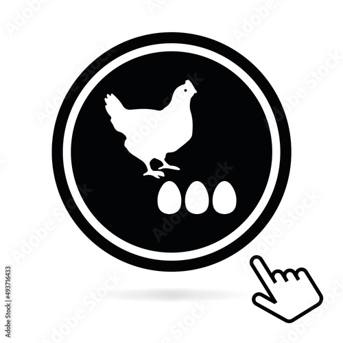 Logo poule et œufs.