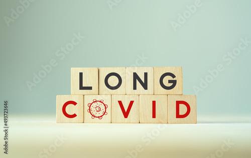 Bild auf Leinwand Long covid, post covid concept