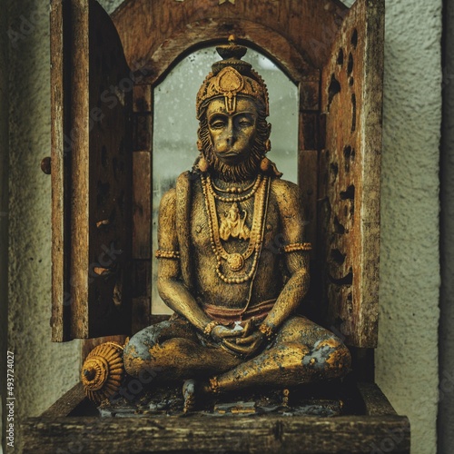 Foto statue of Hanuman Bali Thailand