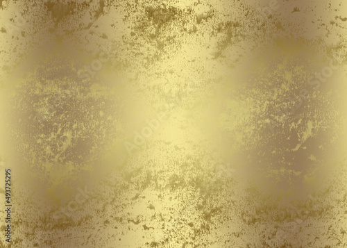 Golden Abstract decorative paper texture background for artwork - Illustration