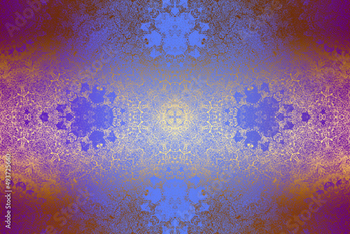 Golden Abstract  decorative paper texture  background  for  artwork  - Illustration