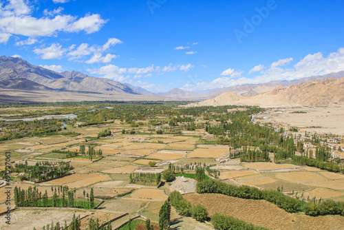 View from Thiksey Monastery Ladakh India