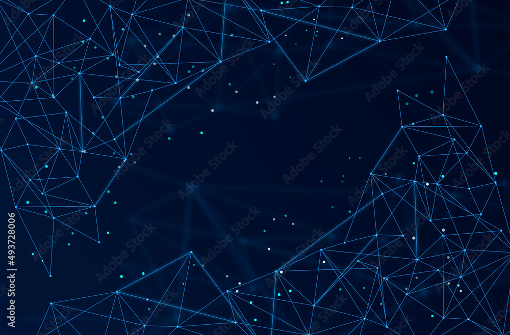Abstract Bussiness Network Background