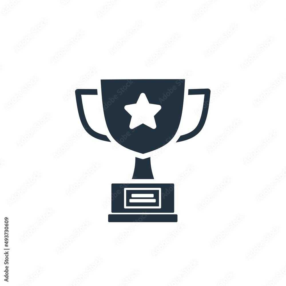 trophy icon vector in trendy flat style isolated on white background. Award symbol design for web and mobile apps. Vector illustrations trophy icon vector in trendy flat style isolated on white background. Award symbol design for web and mobile apps. Vector illustrations