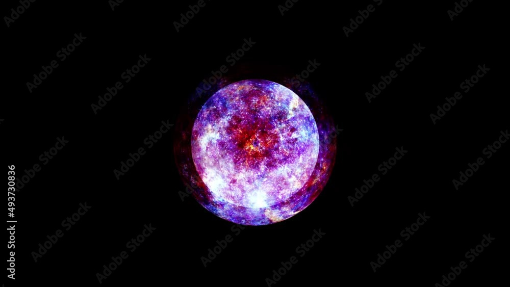 Abstract pink red blue energy space sphere ball. 4K 3D rendering seamless loop animation. Fractal art sphere globe geometric beautiful light glowing circles planet element for technology, scien
Abstract pink red blue energy space sphere ball. 4K 3D rendering seamless loop animation. Fractal art sphere globe geometric beautiful light glowing circles planet element for technology, scien