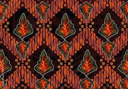 Indonesian batik motif, Batik is a technique of wax-resist dyeing applied to whole cloth, or cloth made using this technique originated from Indonesia