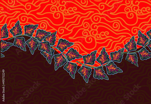 Indonesian batik motif, Batik is a technique of wax-resist dyeing applied to whole cloth, or cloth made using this technique originated from Indonesia
