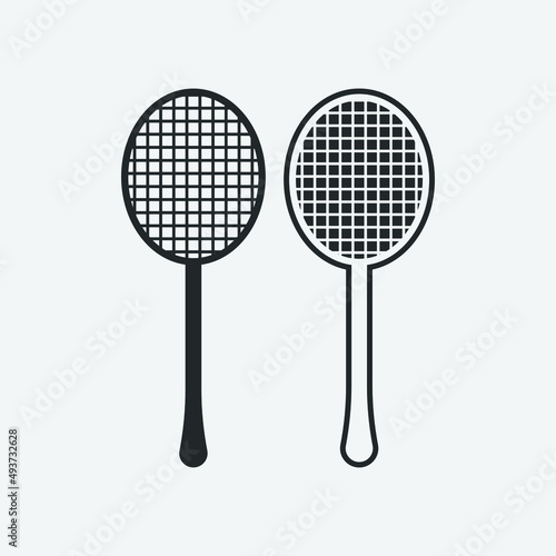 Tennis vector icon illustration sign
