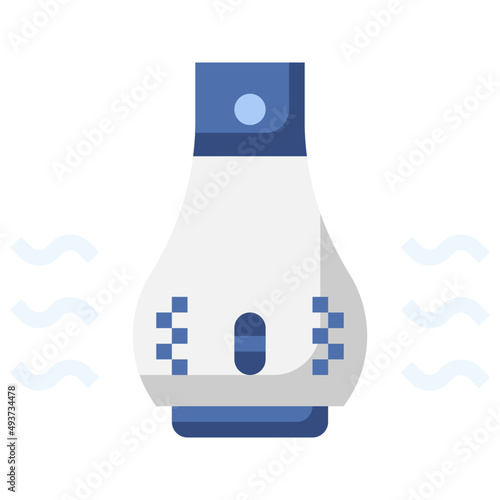 air freshener flat icon,linear,outline,graphic,illustration