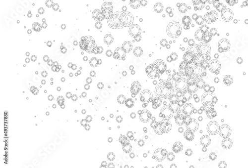 Wallpaper Mural Light Silver, Gray vector cover with spots. Torontodigital.ca