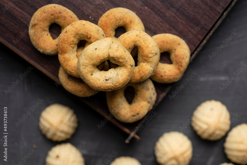 Naklejka premium Ma'amoul arabic butter cookie 
