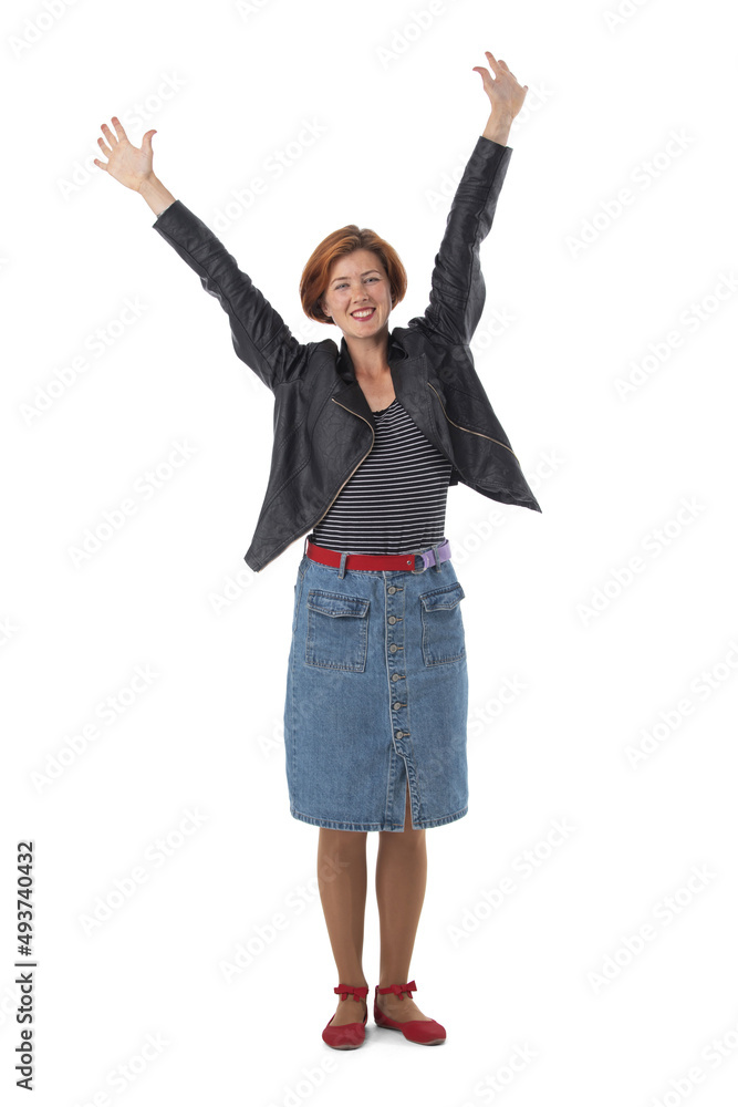 Full body shoot of redhead woman Full body shoot of redhead woman