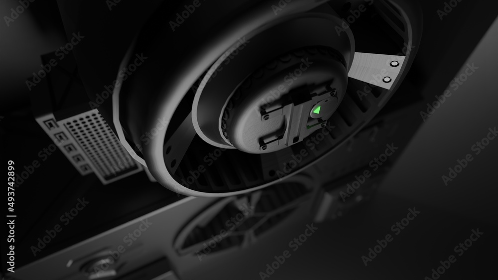 Close up metal steel capsule engine control room in dark scene 3D rendering laboratory wallpaper backgrounds Close up metal steel capsule engine control room in dark scene 3D rendering laboratory wallpaper backgrounds