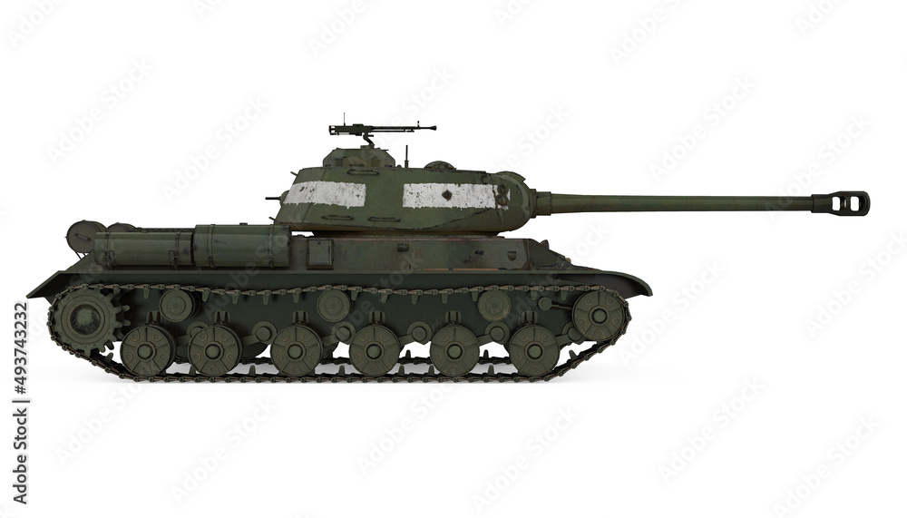 Military Tank Isolated