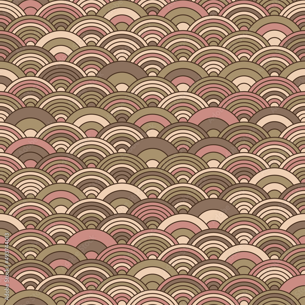 Chinese cloud or river seamless pattern vector. Traditional Asian background witrh abstract design. Chinese cloud or river seamless pattern vector. Traditional Asian background witrh abstract design.