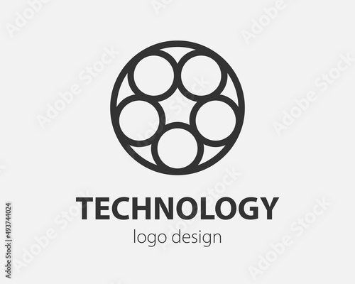 Abstract logo design.Vector logo template.