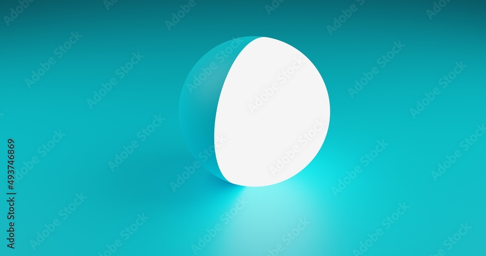 Abstract 3D Render sky blue Background With white light Emission Sphere 8K High Resolution JPEG Abstract 3D Render sky blue Background With white light Emission Sphere 8K High Resolution JPEG