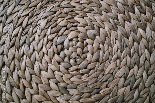 Texture background of weave rattan.