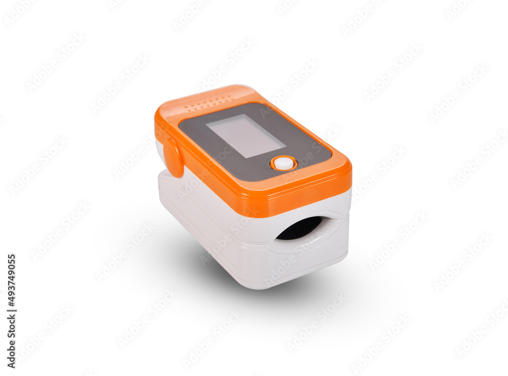 Fingertip Pulse Oximeter isolated on white background. Fingertip Pulse Oximeter isolated on white background.