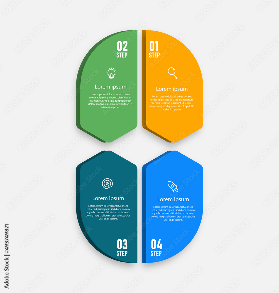 Infographic vector design template Infographic vector design template