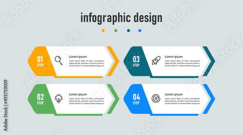 Creative template timeline infographic design element Premium Vector