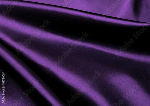Luxury violet silk wavy textile background