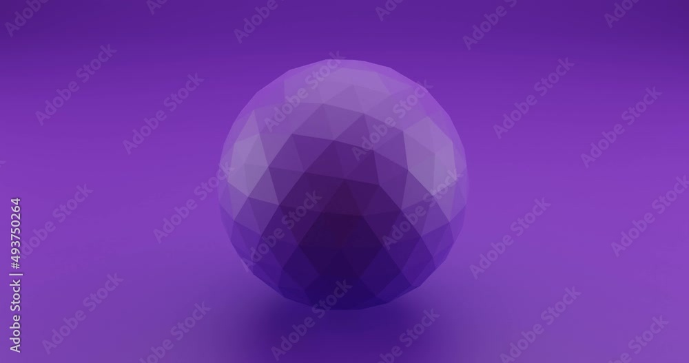 Abstract 3D Render purple Background With triangle Sphere Abstract 3D Render purple Background With triangle Sphere