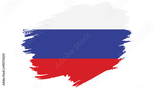 Russia National Flag Illustration
