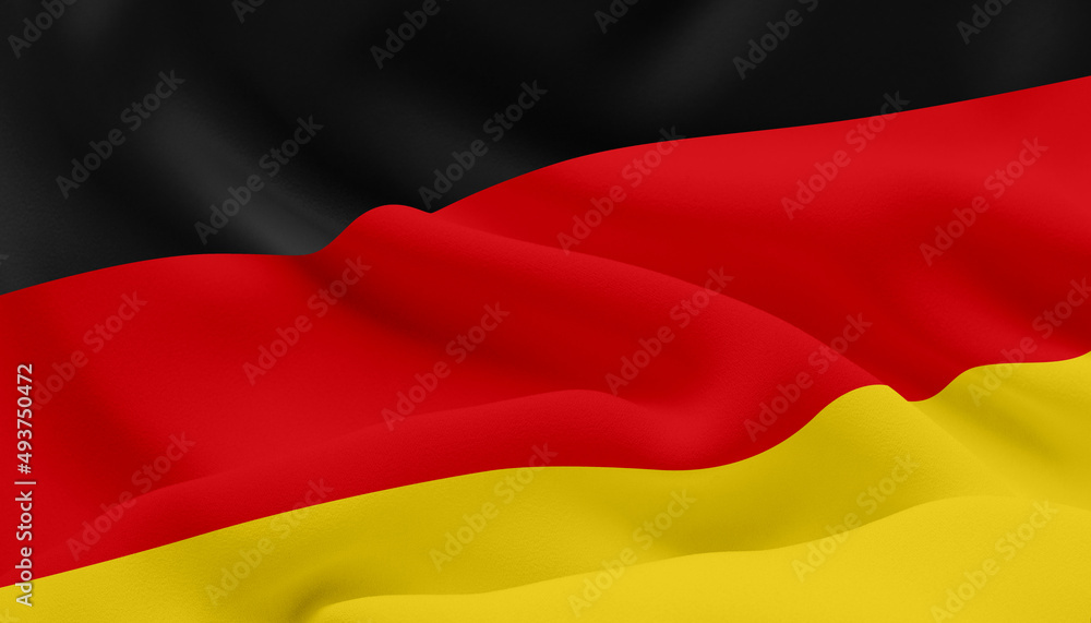 Fototapeta premium Germany National Flag Illustration