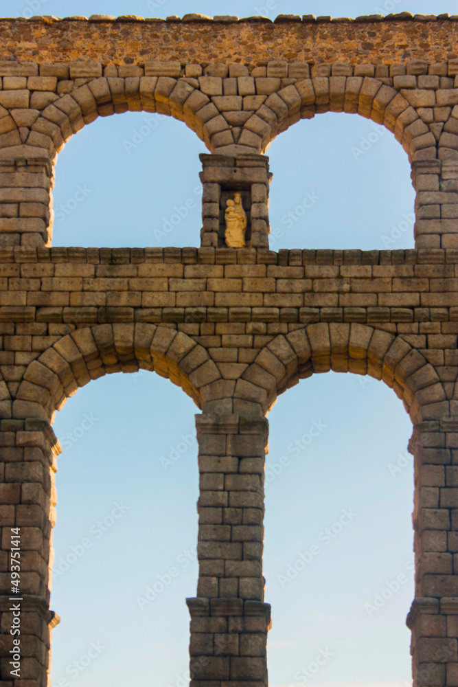 Acueducto de Segovia, Castilla León, España.