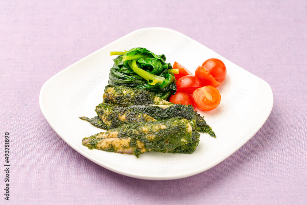 家庭料理 鰯の青海苔まぶしソテー 日本 家庭料理 鰯の青海苔まぶしソテー 日本