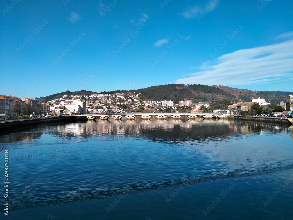 view of the city of Pontevedra country