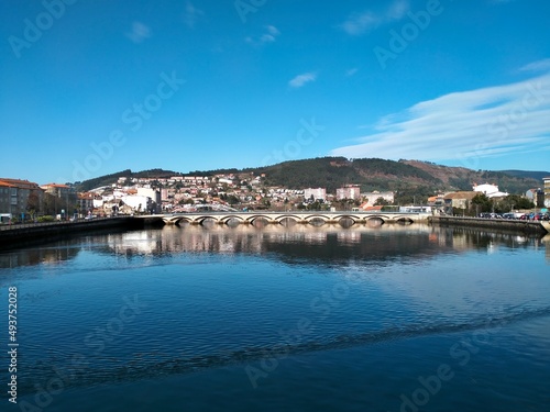view of the city of Pontevedra country