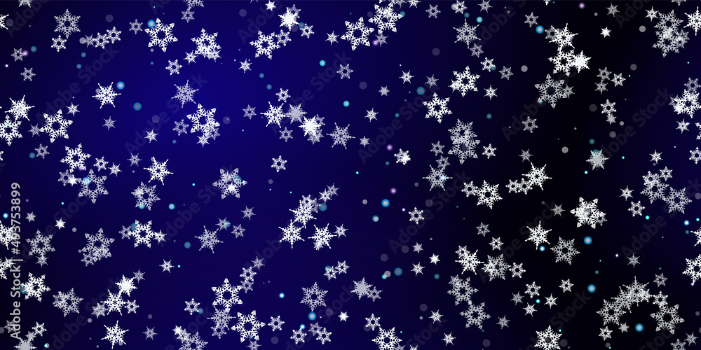 Falling Snowflakes seamless pattern flying snow Falling Snowflakes seamless pattern flying snow