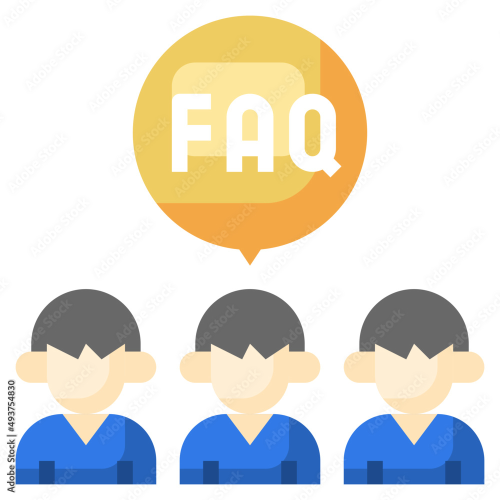 FAQ flat icon,linear,outline,graphic,illustration FAQ flat icon,linear,outline,graphic,illustration