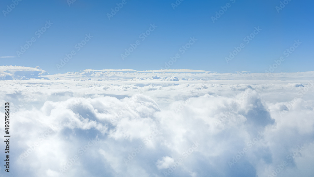 scenery above the clouds during the day