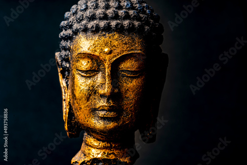 Canvas Print buddha statue in calm rest pose