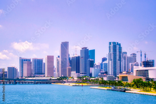 Urban skyline of Miami City, Florida, USA © TOimages