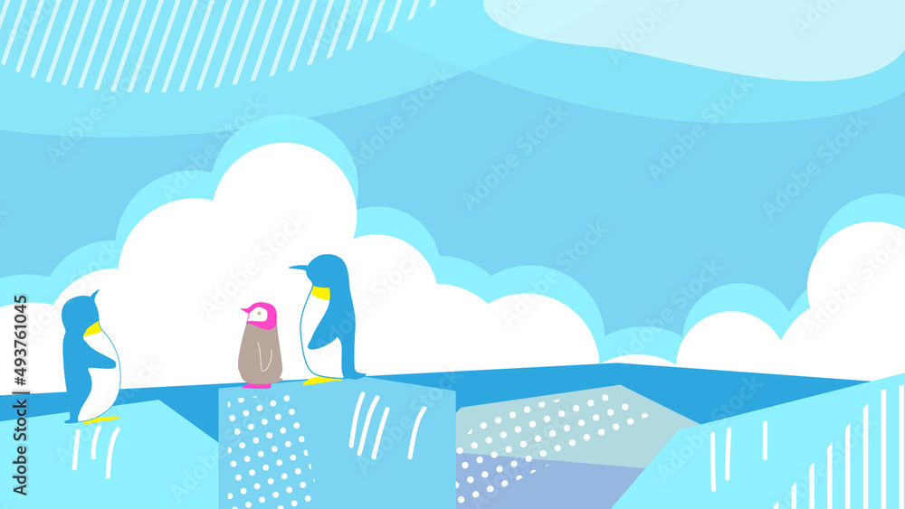 海と青空の風景イラスト 海と青空の風景イラスト