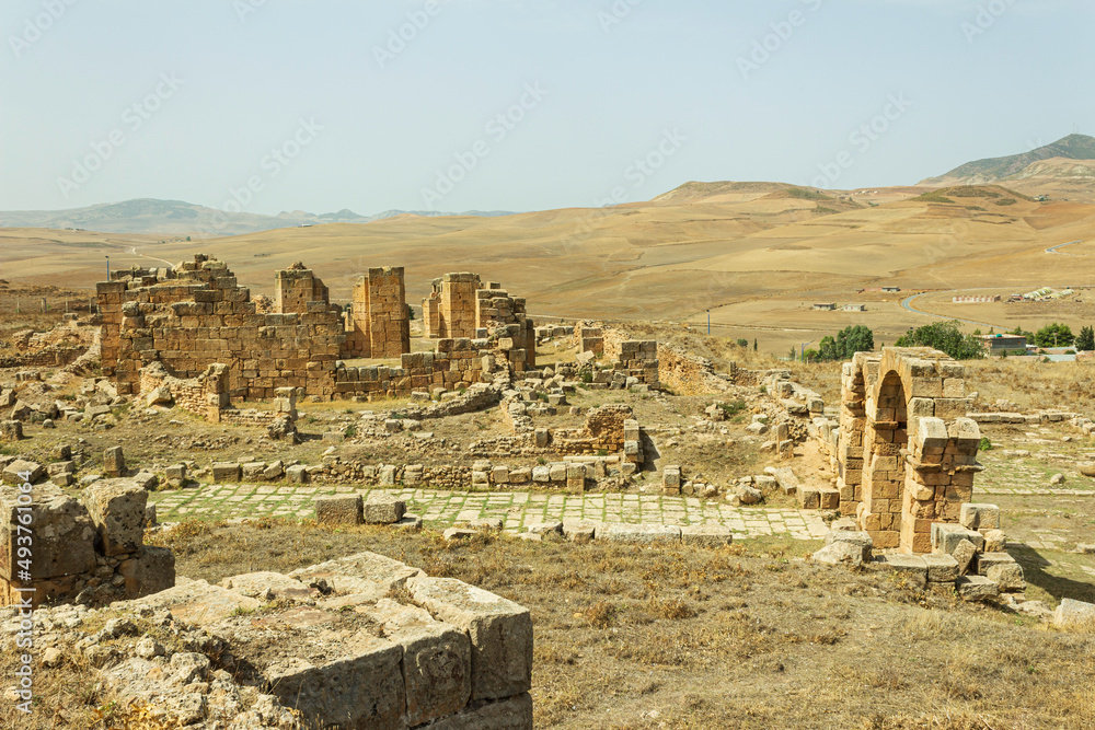 The roman ruins of Khemissa are located in the Algerian city of Souk Ahars. 