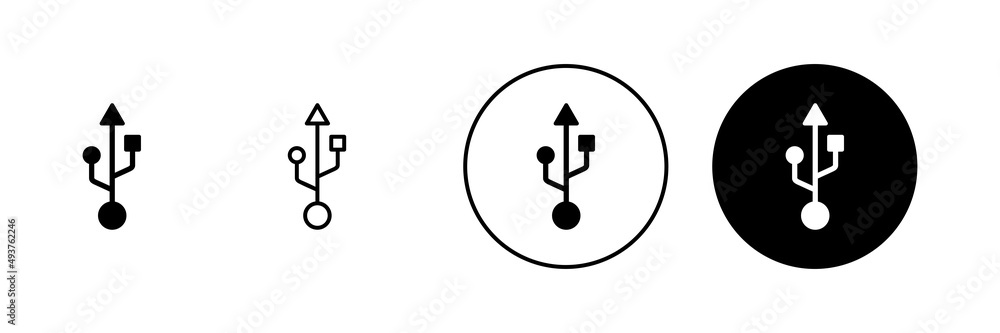 Usb icons set. Flash disk sign and symbol. flash drive sign. Usb icons set. Flash disk sign and symbol. flash drive sign.