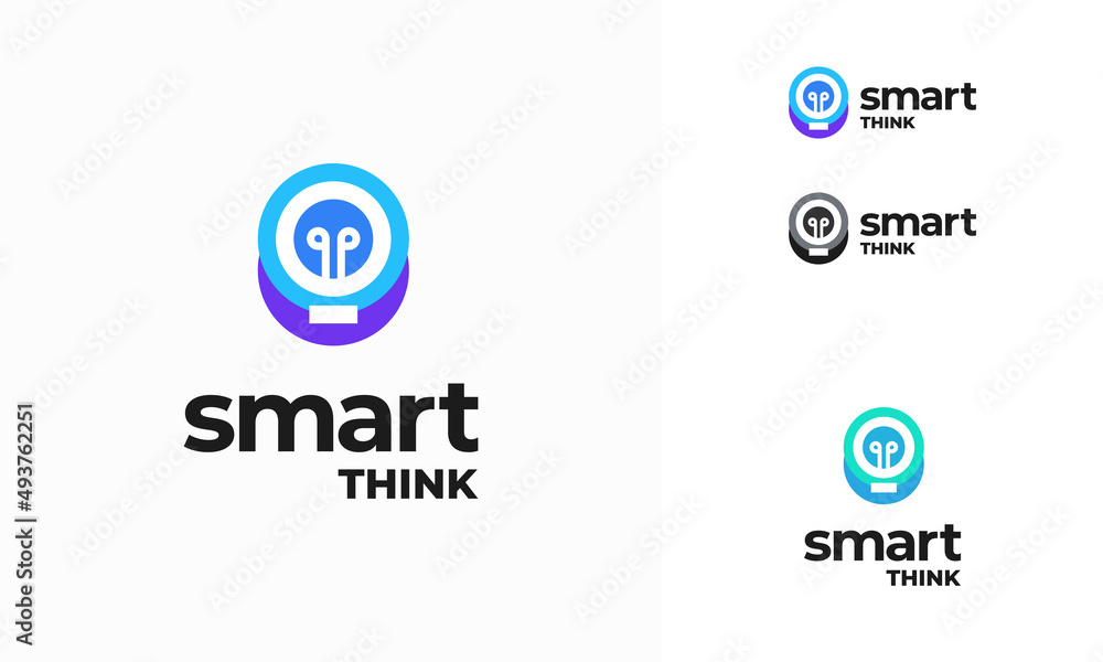 Modern Bulb logo designs concept vector, Light bulb idea logo icon, Smart Inspiration logo designs template