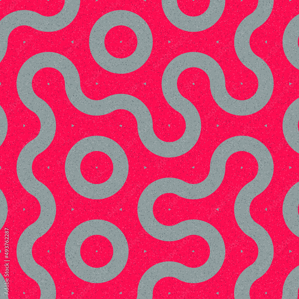 Fototapeta premium Colour Hexagon Tile Connection art background design illustration