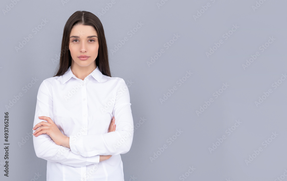 businesswoman in white shirt. business success. successful woman in businesslike clothes businesswoman in white shirt. business success. successful woman in businesslike clothes