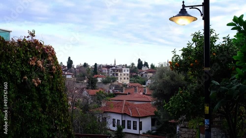 Wallpaper Mural walk through the old city in Antalya. winter season, view of the old town from observation point near the Republic Square Torontodigital.ca